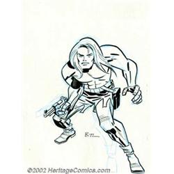 Bruce Timm - Original Illustration of Kamandi (undated). Animation artist Bruce Timm has always b...