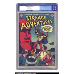 Strange Adventures #16 (DC, 1952) CGC VF 8.0 Off-white to white pages. Cover artist Gil Kane was...