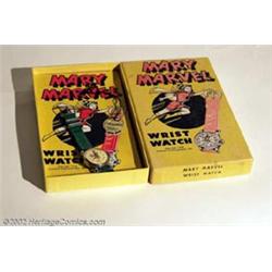 Mary Marvel Wrist Watch (Fawcett, 1948). Here is a Mary Marvel Wrist Watch is mint/unused in a ni...