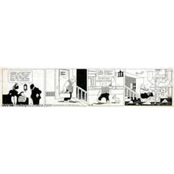 Geoge McManus - Original Comic Strip Art for Bringing Up Father dated 03-28-46 (King Features, 19...
