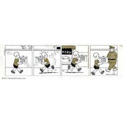 John Liney - Original Comic Strip Art for Henry dated 1-13-75 (King Features Syndicate, 1975). Ca...