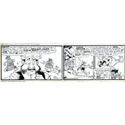 Al Capp - Original Comic Strip Art for Li'l Abner Daily dated 11-28-49 (United Feature Syndicate,...