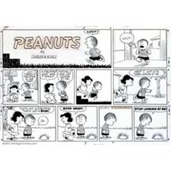 Charles Schulz - Original Comic Strip Art for Peanuts Sunday dated 9-2-56 (United Feature Syndica...