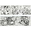 Image 2 : Larry Lieber - Original Comic Strip Art for The Amazing Spider-Man Daily, Lot of 5 (King Features...