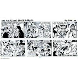 Flor Dery - Original Comic Strip Art for The Amazing Spider-Man Sunday dated 8-10-86 (Cowles Synd...
