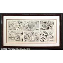 John Romita, Sr. - Original Comic Strip Art for The Amazing Spider-Man Sunday dated 7-22-79 (Regi...