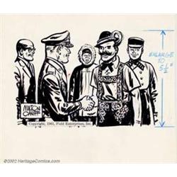 Milton Caniff - Original Steve Canyon Specialty Art (Field Enterprises, Inc., 1961). Universally...