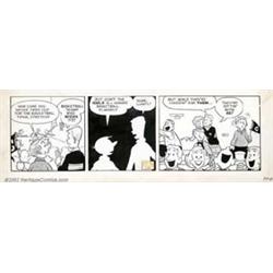 Dan DeCarlo - Original Comic Strip Art for Willie Lumpkin Daily dated 1-10-60 (Publisher's Syndic...