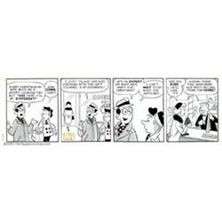 Dan DeCarlo - Original Comic Strip Art for Willie Lumpkin Daily dated 12-13-60 (Publisher's Syndi...