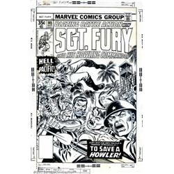 Dick Ayers and John Severin - Original Cover Art for Sgt. Fury #145 (Marvel, 1977). This intense...
