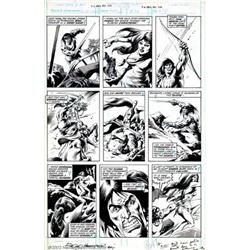 John Buscema - Original Art for Savage Sword of Conan #37, pages 47 & 50, and #44, pages 7-8 (Mar...