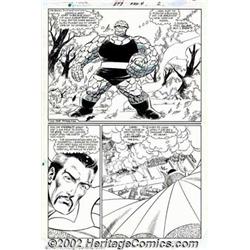 John Byrne and Jerry Ordway - Original Art for Fantastic Four #277, page 2 (Marvel, 1984). Someon...