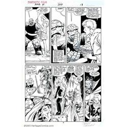 John Byrne and Jerry Ordway - Original Art for Fantastic Four #277, page 9 (Marvel, 1984). A trul...