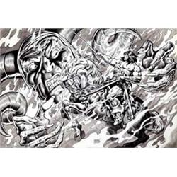 Ernie Chan - Original Art for Savage Sword of Conan #52, pages 58 and 59 (Marvel, 1980). Conan ba...