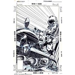 Dave Cockrum - Original Unused Cover Art for The Incredible Hulk #208 (Marvel, undated). The Gree...