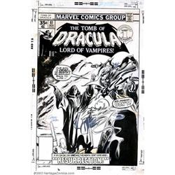 Gene Colan and Tom Palmer - Cover art to Tomb of Dracula #61 (Marvel, 1977). It doesn't get more...