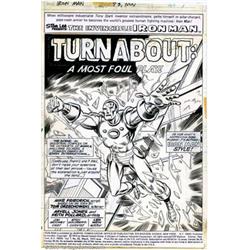 Arvell Jones, Keith Pollard and Jim Mooney - Iron Man #73, Splash page (Marvel, 1974). Fans of Ir...