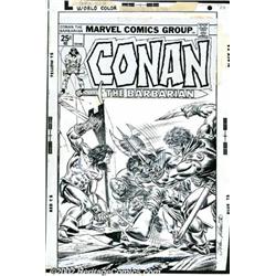 Gil Kane and John Romita - Original Cover Art for Conan the Barbarian #53 (Marvel, 1975). Not one...