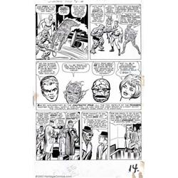 Jack Kirby and Dick Ayers - Fantastic Four #15, page 10 (Marvel, 1962). The Thinker's plan is in...