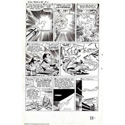 Jack Kirby - Original Art for Strange Tales #94, page 11 (Marvel, 1961). With typical Kirby aplom...