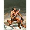 Image 1 : Bob Larkin - Original Painting for the Cover to Savage Sword of Conan #44 (Marvel, 19790). This i...