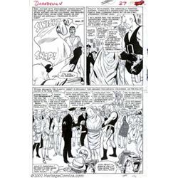 Joe Orlando and Vince Colletta - Original Art for Daredevil #4, page 21 (Marvel, 1964). After gai...
