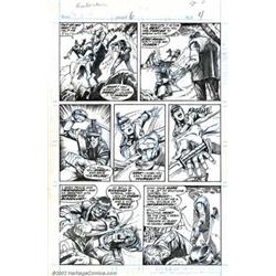 Mike Ploog - Original Art for Frankenstein #6, page 4 (Marvel, 1973). In a rare period of inventi...