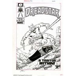 Jim Starlin - Original Cover Art for Dreadstar #18 (Marvel, 1985). This cover to the April, 1985...