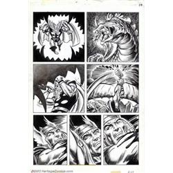Jim Starlin & Tony DeZuniga - Original Art for Marvel Preview #10, page 29 (Marvel, 1976). Thor,...