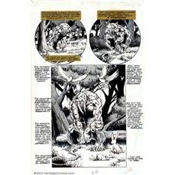 Jim Starlin - Original Art for Rampaging Hulk #7, page 48 (Marvel, 1977). Known for his vast and...