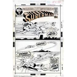 Neal Adams - Original Cover Art for Superman #235 (DC, 1971). If you grew up in the Bronze Age, y...