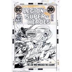 Nick Cardy - Original Cover Art for Legion of Superheroes #1 (DC, 1973). This is an absolutely su...