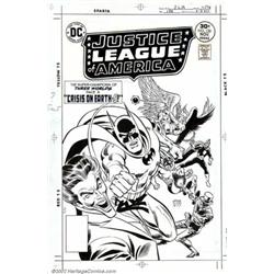 Ernie Chan and Jack Abel - Original Cover Art to Justice League of America #136 (DC, 1976). Ernie...