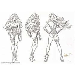 Jose Luis Garcia-Lopez - Original Illustration of Poison Ivy (1996). Fans of fabulous femme fatal...