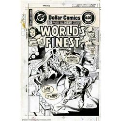 Jose Luis Garcia-Lopez and Dick Giordano - Original Cover Art for World's Finest #248 (DC, 1978)....