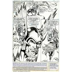 Mike Grell - Warlord #29, page 1 (DC,19). Mike Grell pencils and inks a fantastic first page feat...