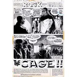 Russ Heath - Original Art for Our Army at War #263, Complete 12-page Story, "The Cage" (DC Comics...