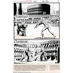 Russ Heath - Original Art for Our Army at War #273 Complete 12-page Story  The Arena!  (DC, 1974)...
