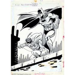 Carmine Infantino and Murphy Anderson - Original illustration of Batman and Robin (DC Comics, 196...