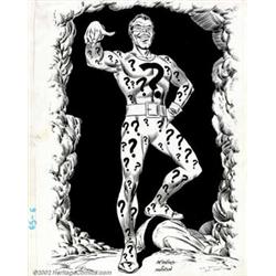 Carmine Infantino and Murphy Anderson - Original Illustration of The Riddler (DC Comics, 1960s)....