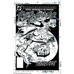 Carmine Infantino and Frank McLaughlin - Original Cover Art for Red Tornado #2 (DC, 1985). Red To...