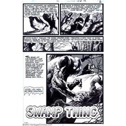 Bernie Wrightson - Original Art for House of Secrets #92 Complete 8-page Story  Swamp Thing  (DC,...