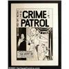 Image 1 : Johnny Craig - Original Cover Art for Crime Patrol #16 (EC Comics, 1950). The last issue of this...