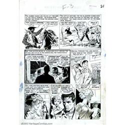 Al Williamson and Frank Frazetta - Original Art from Crime SuspenStories #17 (EC, 1953). The only...