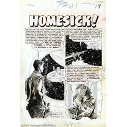 Al Williamson and Roy Krenkel - Original Art to Weird Fantasy #18, Complete 6-Page Story,  Homesi...