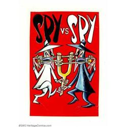 Antonio Prohias - Original Cover Art for The All New Mad Secret File on Spy vs. Spy Paperback (EC...