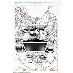 Tom Artis and Sam DeLaRosa - Original Cover Art for Judge Anderson #10 (Fleetway Comics, undated)...