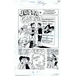 Artist Unknown - Original Art for Jetta of the 21st Century #6, Complete 7-page Story, "Pardon My...