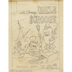 Carl Barks - Original Preliminary Cover Art for Walt Disney's Uncle Scrooge #46 (Gold Key Comics,...