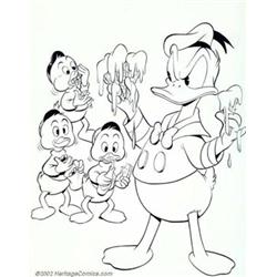 Carl Barks - Original Cover Art for Walt Disney's Comics and Stories #214 (Dell, 1958). Known for...